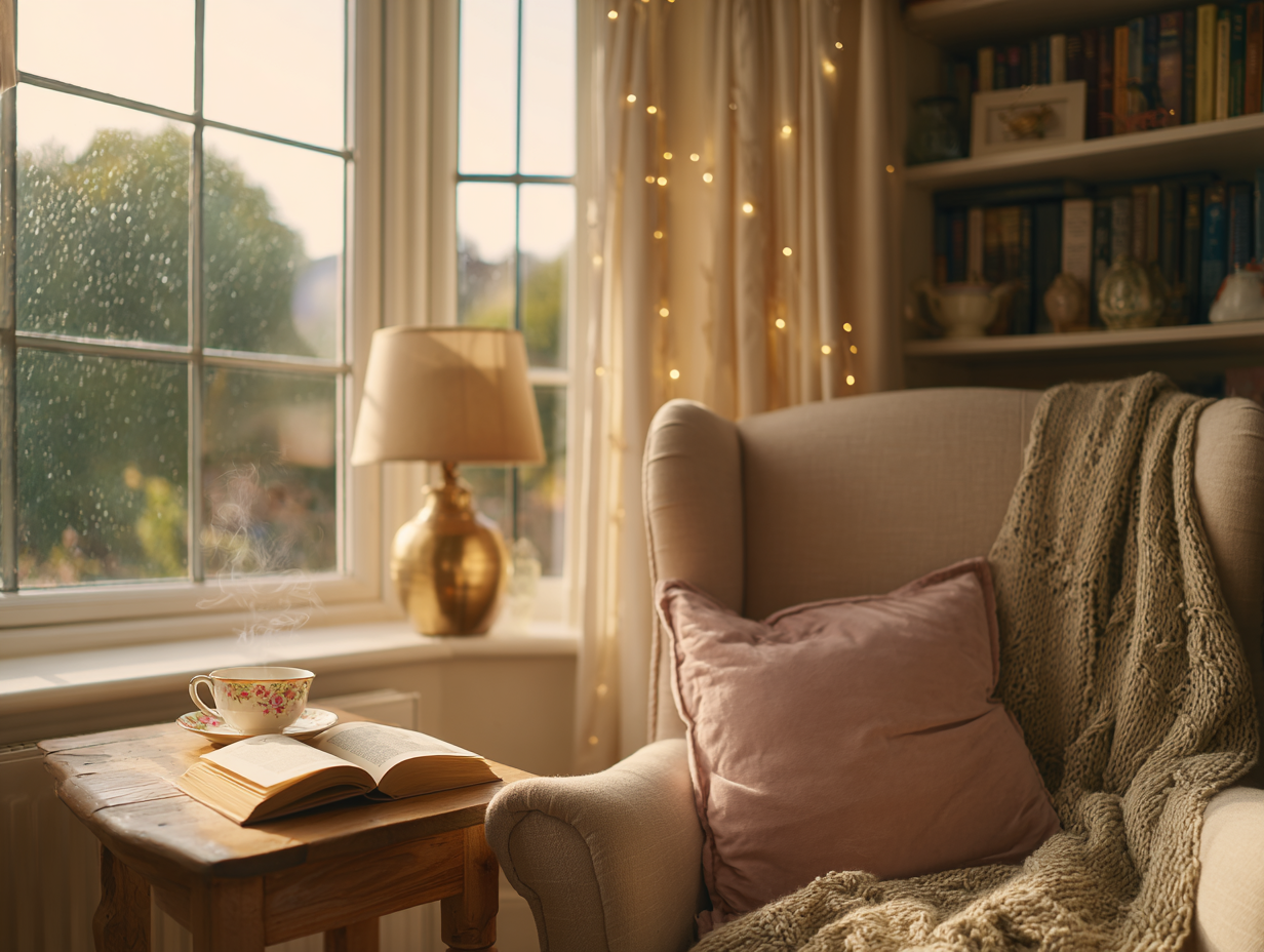 How to Create the Perfect Vintage-Inspired Reading Nook